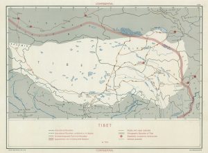 Tibet map 